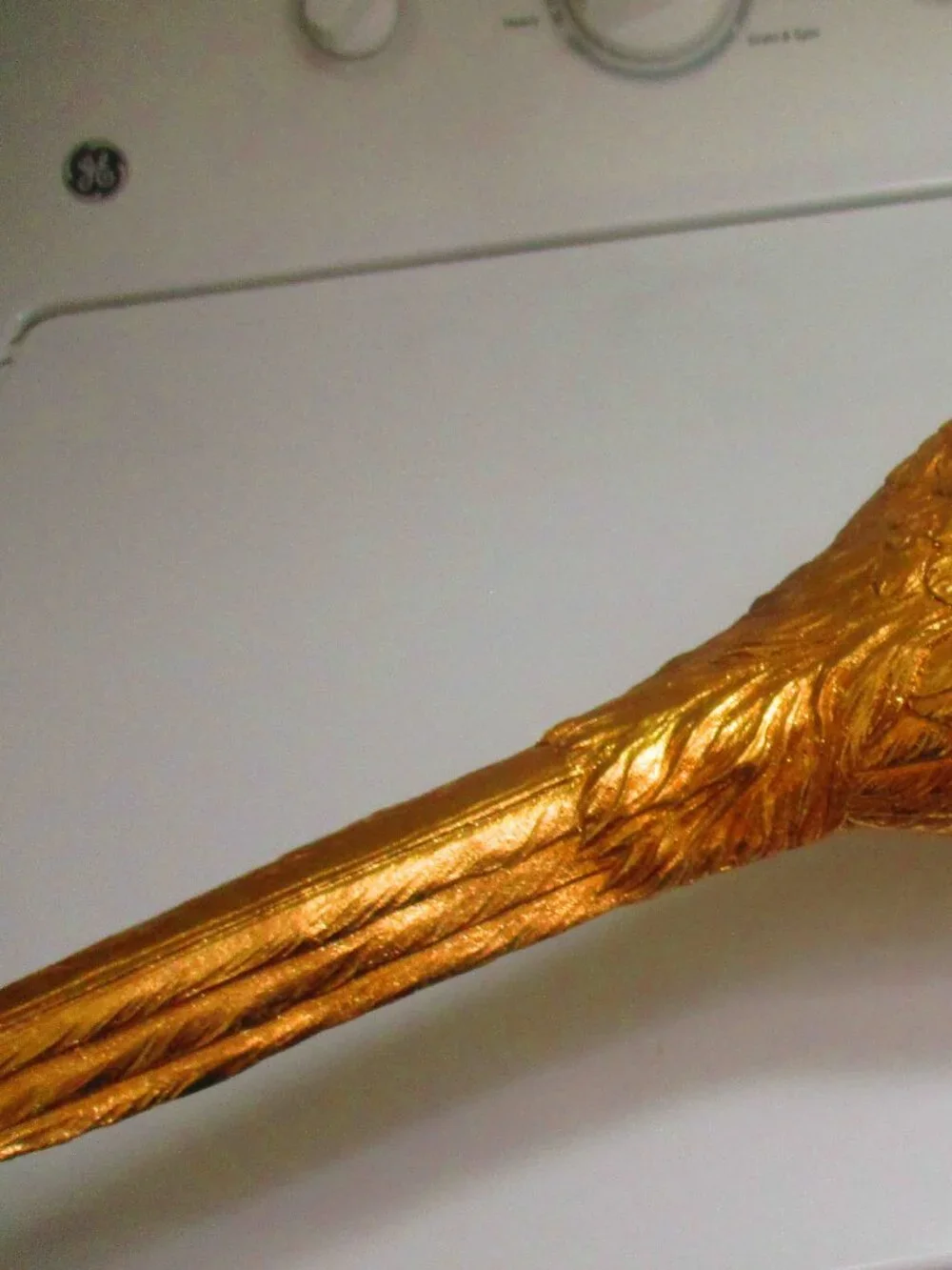 RAZ Imports Metal and Resin Gold Pheasant, Solid not Hollow, Brand New with Tags